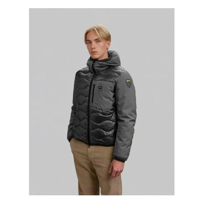 Blauer für Herren. 25WBLUC08078 Albert graue Jacke (XL), Lässig, Polyester Blauer für Herren. 25WBLUC08078 Albert graue Jacke (XL), Lässig, Polyester