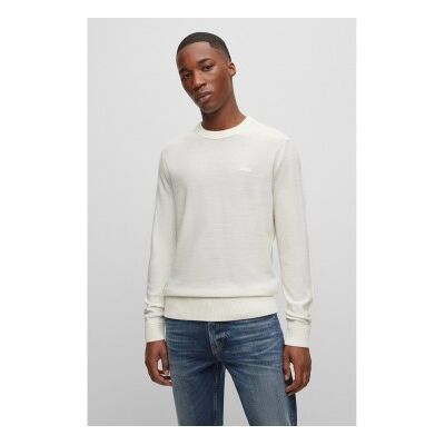 Boss für Herren. 50501762 Rollkragenpullover off-white (XL), Weiß, Lässig, Baumwolle Boss für Herren. 50501762 Rollkragenpullover off-white (XL), Weiß, Lässig, Baumwolle