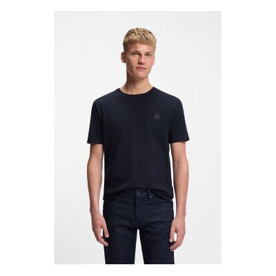 Boss für Herren. 50508584 Tales navy T-Shirt (L), Lässig, Baumwolle, Kurzarm, Marine Boss für Herren. 50508584 Tales navy T-Shirt (L), Lässig, Baumwolle, Kurzarm, Marine