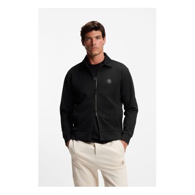 Boss für Herren. 50543881 Jacke FZ Shirt Future schwarz (M), Lässig, Polyester Boss für Herren. 50543881 Jacke FZ Shirt Future schwarz (M), Lässig, Polyester