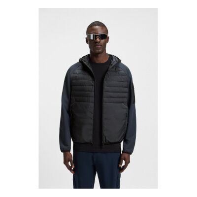 Boss für Herren. 50541032 Urbanex Hybrid Jacke navy (XL), Lässig, Recyceltes Polyester, Marine Boss für Herren. 50541032 Urbanex Hybrid Jacke navy (XL), Lässig, Recyceltes Polyester, Marine