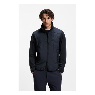 Boss für Herren. 50551104 Active Jacke navy (S), Sportlich, Polyester, Langarm, Marine Boss für Herren. 50551104 Active Jacke navy (S), Sportlich, Polyester, Langarm, Marine