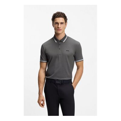 Boss für Herren. 50469055 Poloshirt Paddy grau (XS), Lässig, Baumwolle, Kurzarm Boss für Herren. 50469055 Poloshirt Paddy grau (XS), Lässig, Baumwolle, Kurzarm