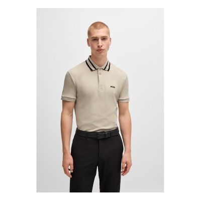 Boss für Herren. 50525172 Paule Poloshirt beige (XXL), Lässig, Baumwolle, Kurzarm Boss für Herren. 50525172 Paule Poloshirt beige (XXL), Lässig, Baumwolle, Kurzarm