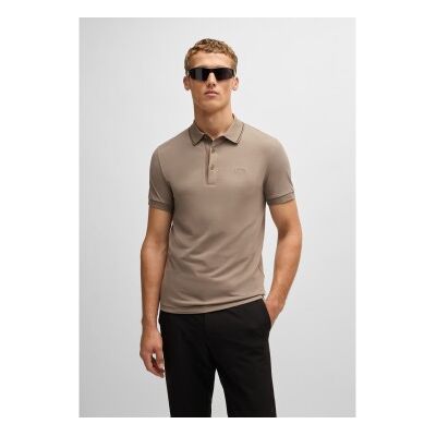 Boss für Herren. 50506195 Polo Paule4 braun (M), Lässig, Baumwolle, Kurzarm Boss für Herren. 50506195 Polo Paule4 braun (M), Lässig, Baumwolle, Kurzarm
