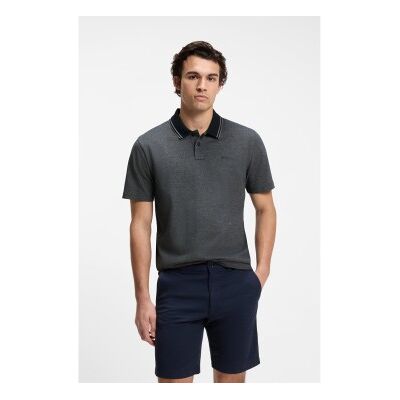 Boss für Herren. 50507814 Piqué-Poloshirt Baumwolle Logo-Print navy (XXL), Lässig, Kurzarm, Marine Boss für Herren. 50507814 Piqué-Poloshirt Baumwolle Logo-Print navy (XXL), Lässig, Kurzarm, Marine
