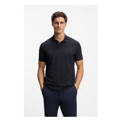 Boss für Herren. 50554591 Poloshirt Chip navy (S), Lässig, Baumwolle, Kurzarm, Marine Boss für Herren. 50554591 Poloshirt Chip navy (S), Lässig, Baumwolle, Kurzarm, Marine