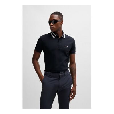 Boss für Herren. 50525172 Poloshirt Paule navy (L), Lässig, Baumwolle, Kurzarm, Marine Boss für Herren. 50525172 Poloshirt Paule navy (L), Lässig, Baumwolle, Kurzarm, Marine