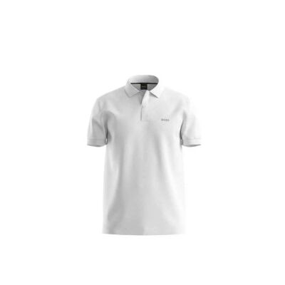 Boss für Herren. 50555153 Polo Pio 2 weiß (S), Lässig, Baumwolle, Kurzarm Boss für Herren. 50555153 Polo Pio 2 weiß (S), Lässig, Baumwolle, Kurzarm