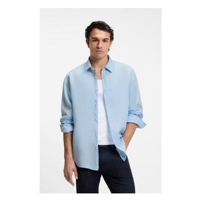 Boss für Herren. 50567579 Relegant 6 blaues Hemd (3XL), Lässig, Baumwolle, Klassisch, Langarm Boss für Herren. 50567579 Relegant 6 blaues Hemd (3XL), Lässig, Baumwolle, Klassisch, Langarm