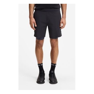 Boss für Herren. 50541391 Active Move 2in1 navy Shorts (M), Lässig, Sportlich, Multisport, Polyamid, Marine Boss für Herren. 50541391 Active Move 2in1 navy Shorts (M), Lässig, Sportlich, Multisport, Polyamid, Marine