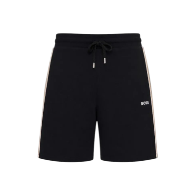 Boss für Herren. 50566986 Schwarze Iconic-Shorts (M), Lässig, Baumwolle Boss für Herren. 50566986 Schwarze Iconic-Shorts (M), Lässig, Baumwolle
