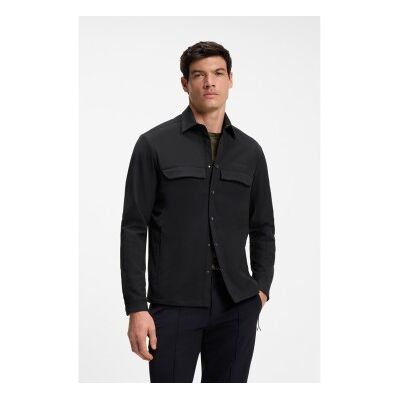 Boss für Herren. 50560403 Hemd Spirit70 schwarz (XL), Lässig, Klassisch, Polyester, Langarm Boss für Herren. 50560403 Hemd Spirit70 schwarz (XL), Lässig, Klassisch, Polyester, Langarm