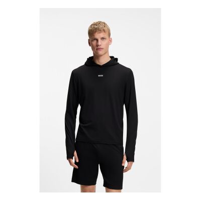 Boss für Herren. 50564509 SW Active HD Sweatshirt, schwarz (XL), Lässig, Sportlich, Polyester Boss für Herren. 50564509 SW Active HD Sweatshirt, schwarz (XL), Lässig, Sportlich, Polyester