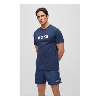 Boss für Herren. 50491706 RN-T-Shirt in Marineblau (XS), Lässig, Baumwolle, Kurzarm Boss für Herren. 50491706 RN-T-Shirt in Marineblau (XS), Lässig, Baumwolle, Kurzarm
