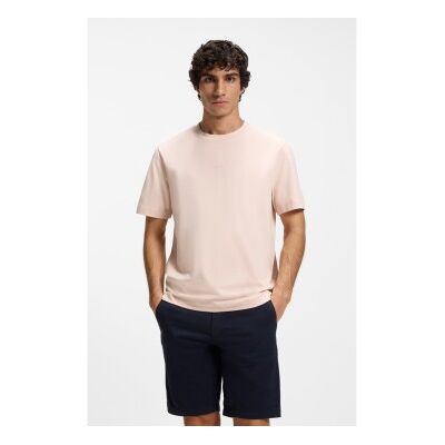 Boss für Herren. 50473278 Elastisches Baumwoll-T-Shirt rosa (XS), Lässig, Baumwolle, Kurzarm Boss für Herren. 50473278 Elastisches Baumwoll-T-Shirt rosa (XS), Lässig, Baumwolle, Kurzarm