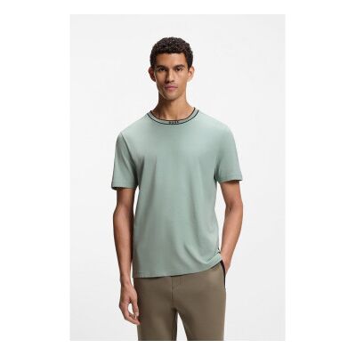 Boss für Herren. 50554862 Basic-T-Shirt grün (XL), Lässig, Baumwolle, Kurzarm Boss für Herren. 50554862 Basic-T-Shirt grün (XL), Lässig, Baumwolle, Kurzarm