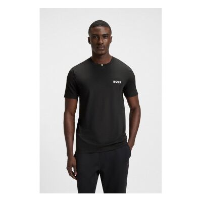 Boss für Herren. 50543328 TOC T-shirt schwarz (M), Lässig, Sportlich, Baumwolle, Kurzarm Boss für Herren. 50543328 TOC T-shirt schwarz (M), Lässig, Sportlich, Baumwolle, Kurzarm