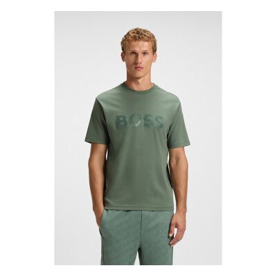 Boss für Herren. 50547940 Mirror Iconic T-shirt grün (XL), Lässig, Baumwolle, Kurzarm Boss für Herren. 50547940 Mirror Iconic T-shirt grün (XL), Lässig, Baumwolle, Kurzarm