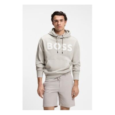 Boss für Herren. 50523074 Hoodie Logo Übergröße grau (3XL), Lässig, Baumwolle Boss für Herren. 50523074 Hoodie Logo Übergröße grau (3XL), Lässig, Baumwolle