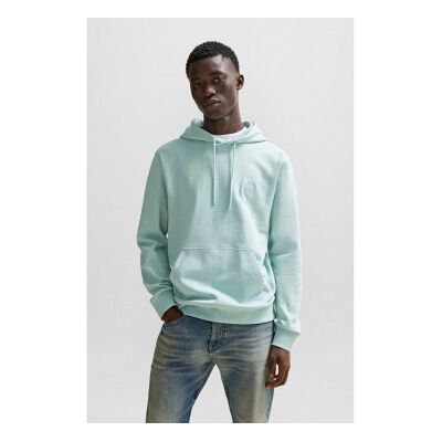 Boss für Herren. 50509314 Straight Fit Hoodie Türkis (XL), Lässig, Baumwolle Boss für Herren. 50509314 Straight Fit Hoodie Türkis (XL), Lässig, Baumwolle