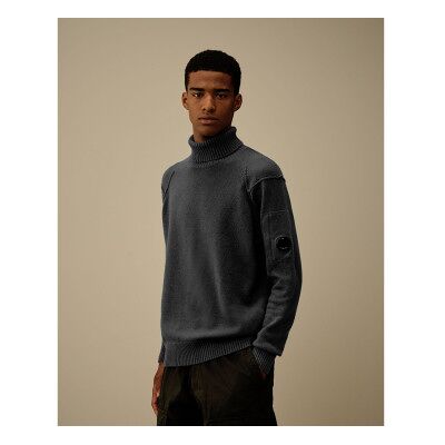 C.P. Company für Herren. 19CMKN166A110149A Lambswool-Pullover schwarz (XS), Lässig, Wolle C.P. Company für Herren. 19CMKN166A110149A Lambswool-Pullover schwarz (XS), Lässig, Wolle