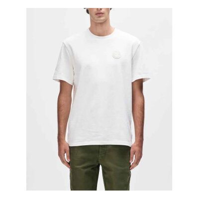 Deus Ex Machina für Herren. D261MTS172 Pill Logo T-shirt weiß (XL), Lässig, Baumwolle, Kurzarm Deus Ex Machina für Herren. D261MTS172 Pill Logo T-shirt weiß (XL), Lässig, Baumwolle, Kurzarm