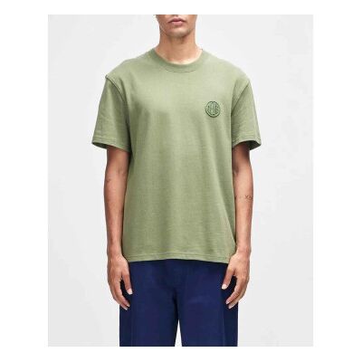 Deus Ex Machina für Herren. D261MTS172 Pill Logo T-shirt grün (S), Lässig, Baumwolle, Kurzarm Deus Ex Machina für Herren. D261MTS172 Pill Logo T-shirt grün (S), Lässig, Baumwolle, Kurzarm