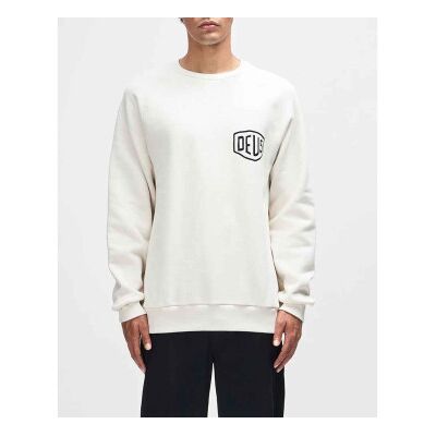 Deus Ex Machina für Herren. D261MSW113 Harajuku Address Sweatshirt weiß (S), Lässig, Baumwolle Deus Ex Machina für Herren. D261MSW113 Harajuku Address Sweatshirt weiß (S), Lässig, Baumwolle