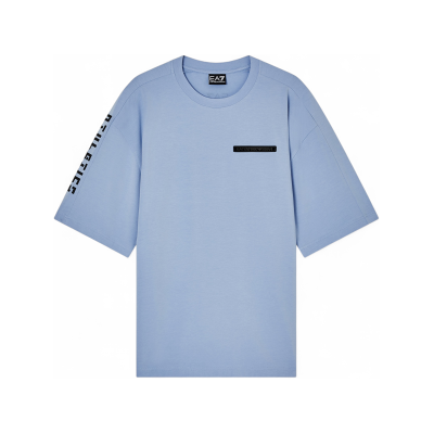 EA7 für Herren. 7M001584_AF20821 Athletic Mix T-shirt blau (3XL), Lässig, Baumwolle, Kurzarm EA7 für Herren. 7M001584_AF20821 Athletic Mix T-shirt blau (3XL), Lässig, Baumwolle, Kurzarm