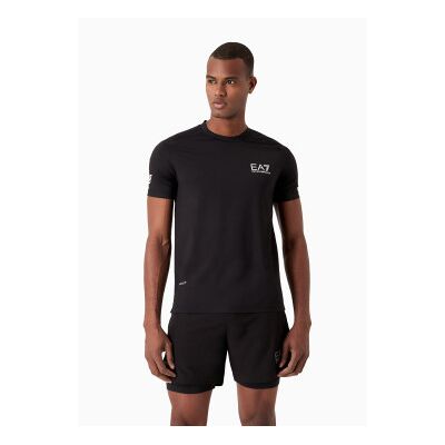 EA7 für Herren. 8NPT22_PJEMZ Tennis Pro T-Shirt schwarz (L), Sportlich, Multisport, Polyamid, Kurzarm EA7 für Herren. 8NPT22_PJEMZ Tennis Pro T-Shirt schwarz (L), Sportlich, Multisport, Polyamid, Kurzarm