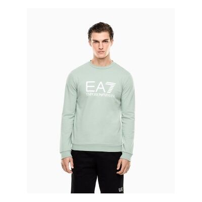EA7 für Herren. 7M002278_AF22266 Core Identity grünes Sweatshirt (XS), Lässig, Baumwolle, Kurzarm EA7 für Herren. 7M002278_AF22266 Core Identity grünes Sweatshirt (XS), Lässig, Baumwolle, Kurzarm