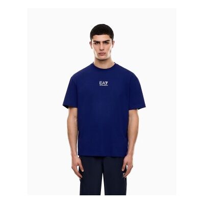 EA7 für Herren. 7M001402_AF22264 Graphic Series T-Shirt navy (XS), Lässig, Baumwolle, Kurzarm, Marine EA7 für Herren. 7M001402_AF22264 Graphic Series T-Shirt navy (XS), Lässig, Baumwolle, Kurzarm, Marine