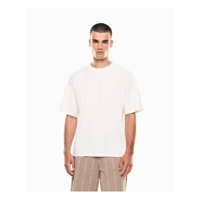 EA7 für Herren. 7M001402_AF22264 Graphic Series T-Shirt weiß (3XL), Lässig, Baumwolle, Kurzarm EA7 für Herren. 7M001402_AF22264 Graphic Series T-Shirt weiß (3XL), Lässig, Baumwolle, Kurzarm
