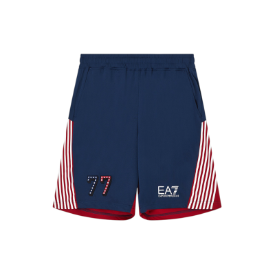 EA7 für Herren. 7M001418_AF13537 Grafische marineblaue Shorts (XS), Sportlich, Multisport, Polyester EA7 für Herren. 7M001418_AF13537 Grafische marineblaue Shorts (XS), Sportlich, Multisport, Polyester