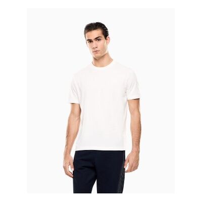 EA7 für Herren. 7M001487_AF17789 Logo-Serien-T-Shirt weiß (L), Lässig, Baumwolle, Kurzarm EA7 für Herren. 7M001487_AF17789 Logo-Serien-T-Shirt weiß (L), Lässig, Baumwolle, Kurzarm