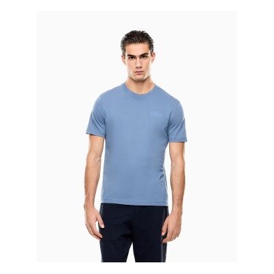 EA7 für Herren. 7M001487_AF17789 T-shirt LOGO SERIES blau (3XL), Weiß, Lässig, Baumwolle, Kurzarm EA7 für Herren. 7M001487_AF17789 T-shirt LOGO SERIES blau (3XL), Weiß, Lässig, Baumwolle, Kurzarm