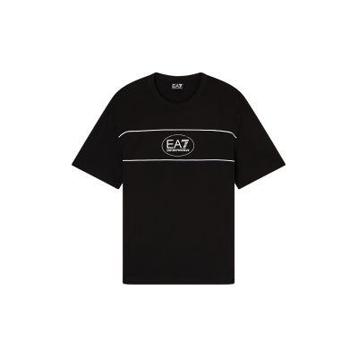 EA7 für Herren. 7M001494_AF16548 T-Shirt Logo schwarz (3XL), Lässig, Baumwolle, Kurzarm EA7 für Herren. 7M001494_AF16548 T-Shirt Logo schwarz (3XL), Lässig, Baumwolle, Kurzarm