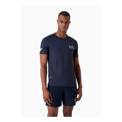 EA7 für Herren. 8NPT22_PJEMZ Tennis Pro Navy T-Shirt (3XL), Lässig, Sportlich, Multisport, Polyamid, Kurzarm, Marine EA7 für Herren. 8NPT22_PJEMZ Tennis Pro Navy T-Shirt (3XL), Lässig, Sportlich, Multisport, Polyamid, Kurzarm, Marine