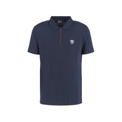 EA7 für Herren. 8NPF13_PJRGZ Marineblaues Kurzarm-Poloshirt (L), Lässig, Gelb, Viskose EA7 für Herren. 8NPF13_PJRGZ Marineblaues Kurzarm-Poloshirt (L), Lässig, Gelb, Viskose