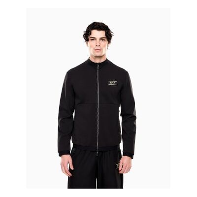 EA7 für Herren. 7M001334_AF16658 Jacke Premium Label schwarz (3XL), Lässig, Sportlich, Polyamid EA7 für Herren. 7M001334_AF16658 Jacke Premium Label schwarz (3XL), Lässig, Sportlich, Polyamid