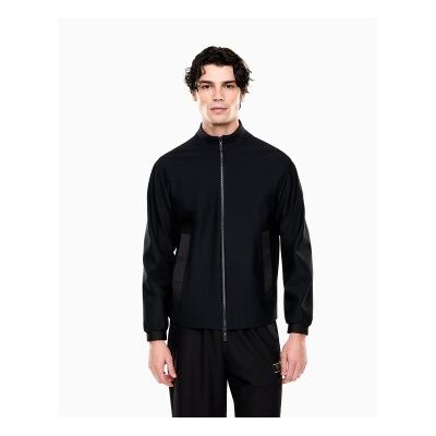EA7 für Herren. 7M001342_AF16659 Premium Label Jacke Schwarz (XL), Lässig, Polyester EA7 für Herren. 7M001342_AF16659 Premium Label Jacke Schwarz (XL), Lässig, Polyester