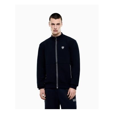 EA7 für Herren. 8NPM19_PJ4EZ Zug Premium Shield Sweatshirt navy (3XL), Lässig, Baumwolle, Marine EA7 für Herren. 8NPM19_PJ4EZ Zug Premium Shield Sweatshirt navy (3XL), Lässig, Baumwolle, Marine