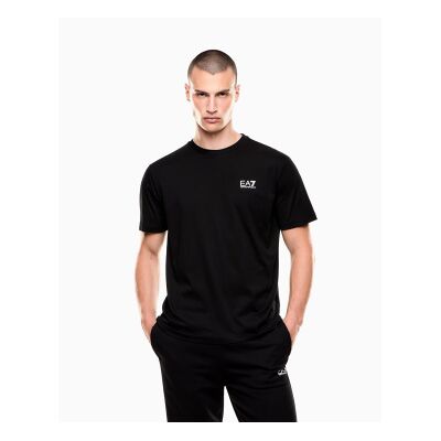 EA7 für Herren. 7M000567_AF10375 Logo Series T-shirt schwarz (S), Lässig, Baumwolle, Kurzarm EA7 für Herren. 7M000567_AF10375 Logo Series T-shirt schwarz (S), Lässig, Baumwolle, Kurzarm