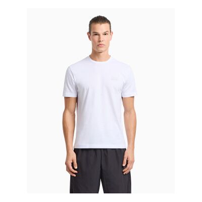 EA7 für Herren. 8NPT25_PJVPZ Logo-T-Shirt weiß (XS), Lässig, Baumwolle, Kurzarm EA7 für Herren. 8NPT25_PJVPZ Logo-T-Shirt weiß (XS), Lässig, Baumwolle, Kurzarm