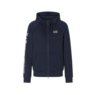 EA7 für Herren. 7M001047_AF10377 Logo Series Sweatshirt mit Kapuze navy (XXL), Lässig, Baumwolle, Langarm, Marine EA7 für Herren. 7M001047_AF10377 Logo Series Sweatshirt mit Kapuze navy (XXL), Lässig, Baumwolle, Langarm, Marine