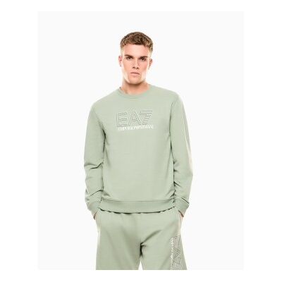 EA7 für Herren. 7M001312_AF13512 Sweatshirt Sichtbarkeit M grün (L), Lässig, Sportlich, Baumwolle, Sportbekleidung, Multisport, Kurzarm EA7 für Herren. 7M001312_AF13512 Sweatshirt Sichtbarkeit M grün (L), Lässig, Sportlich, Baumwolle, Sportbekleidung, Multisport, Kurzarm