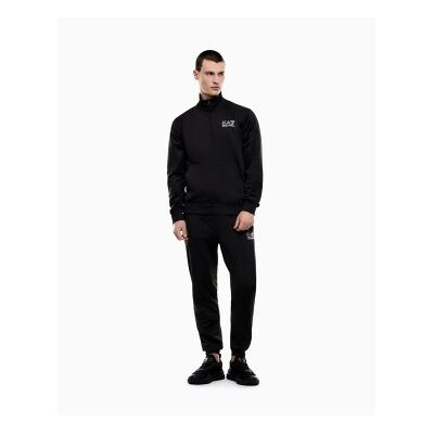 EA7 für Herren. 7M001320_AF12449 Sichtbarkeits-Set M Schwarz (S), Lässig, Sportlich, Polyester, Langarm EA7 für Herren. 7M001320_AF12449 Sichtbarkeits-Set M Schwarz (S), Lässig, Sportlich, Polyester, Langarm