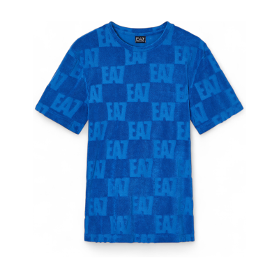 EA7 für Herren. 7M000508_AF21254 Wassersport Monogramm T-shirt türkis (XS), Lässig, Grün, Polyester, Kurzarm EA7 für Herren. 7M000508_AF21254 Wassersport Monogramm T-shirt türkis (XS), Lässig, Grün, Polyester, Kurzarm