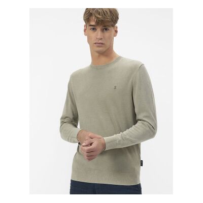 elPulpo für Herren. 11040124287 Basic-Pullover grün (S), Lässig, Baumwolle elPulpo für Herren. 11040124287 Basic-Pullover grün (S), Lässig, Baumwolle